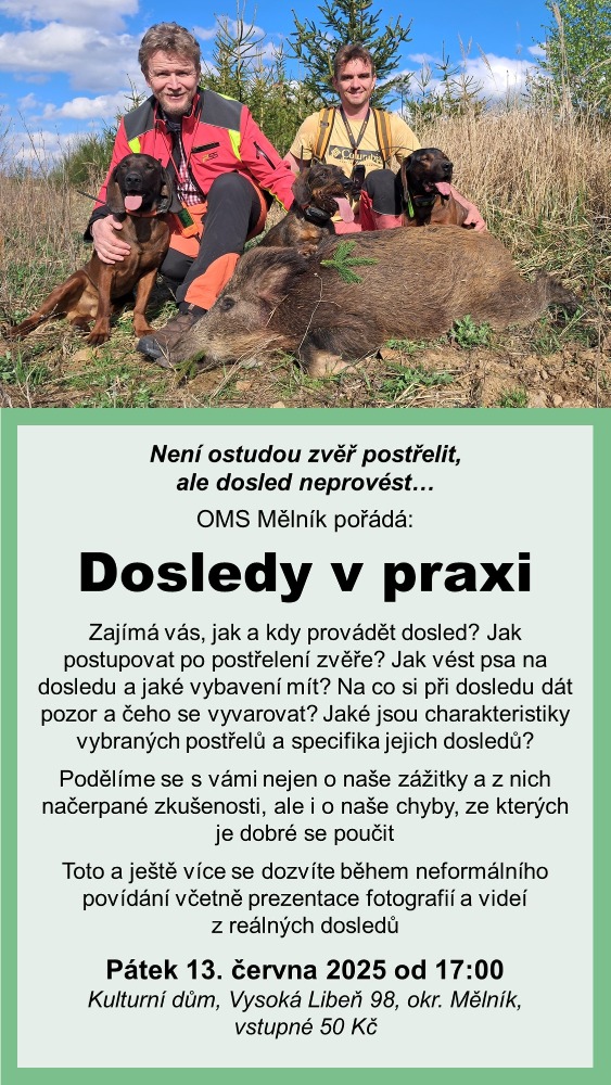 Pozvánka na přednášku Dosledy v praxi